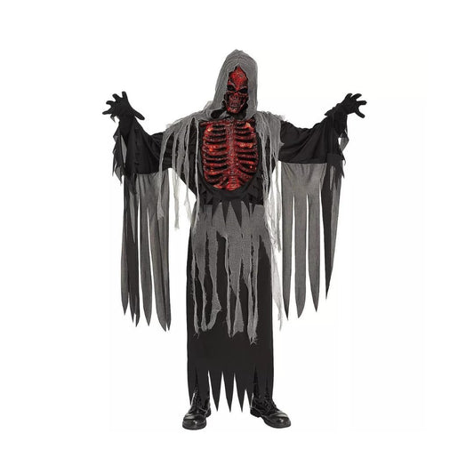 Wanna Party Kids Spooky Smoldering Reaper Halloween Costume with Mask