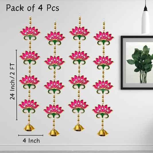 Divyakosh Door Hangings for Home Decoration  | 4 Latkans (24 Inch Each) |