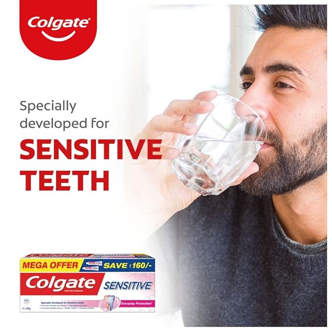 Colgate Sensitive Everyday Protection Toothpaste - PUSHMYCART