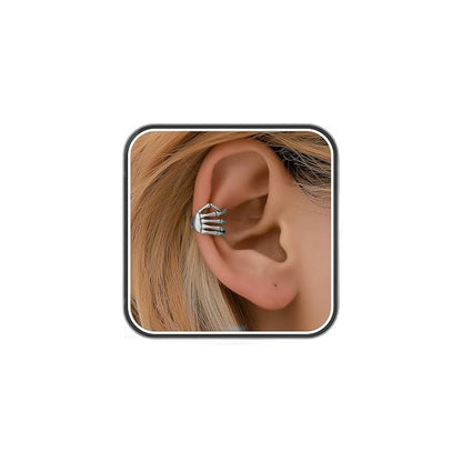 Gothic Halloween Skeleton Stud Earrings