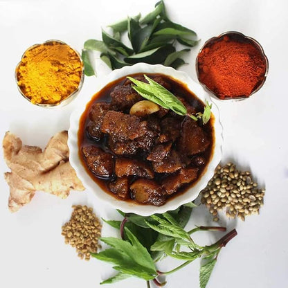 Prakruthi Gongura Chicken Pickle Boneless - PUSHMYCART