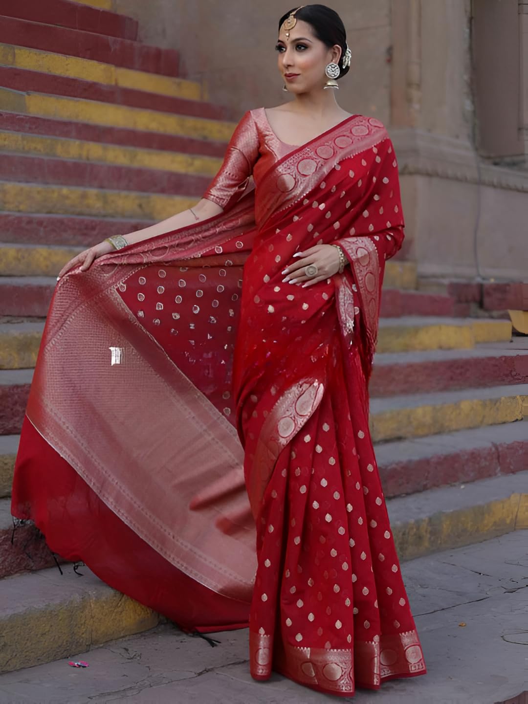 Vasthrlay Classic Traditional Saree for wedding and party wear styling