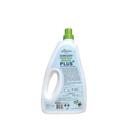 Azafran Plant Based 8-in-1 Tropical Breeze Liquid Laundry Detergent