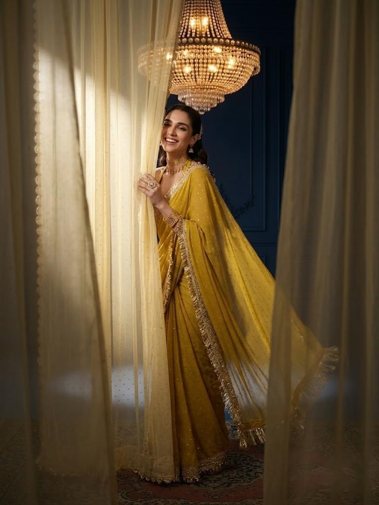 Vasthrlay Ethnic Classic Saree with decorative border design
