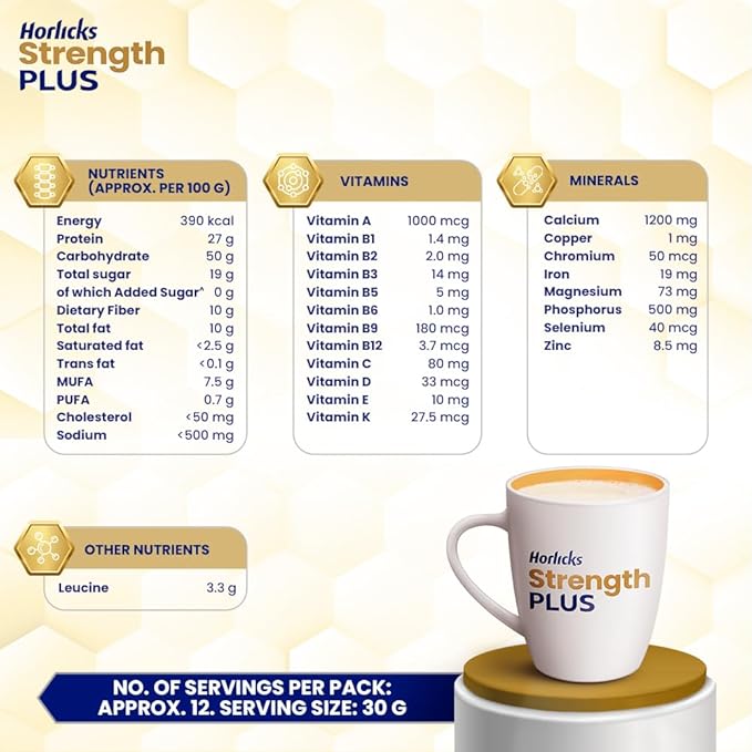 Horlicks Strength Plus- Vanilla