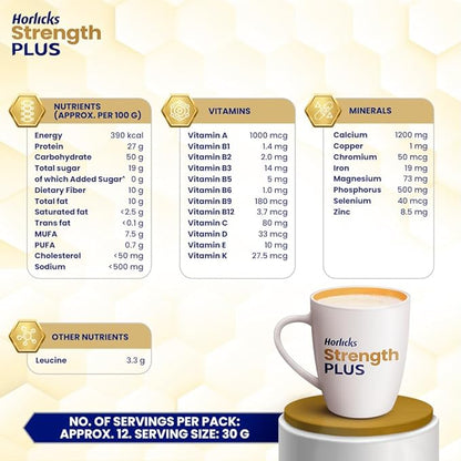Horlicks Strength Plus- Vanilla