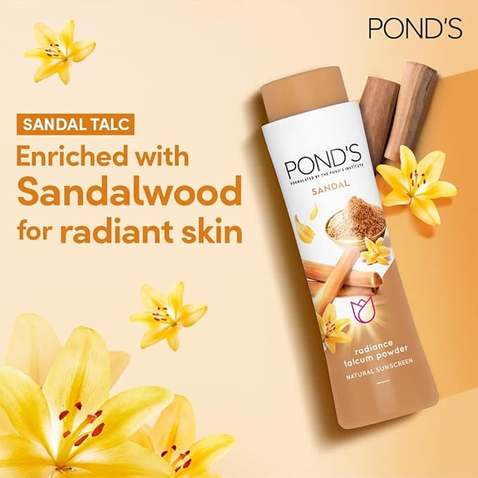 ponds sandal talcum powder