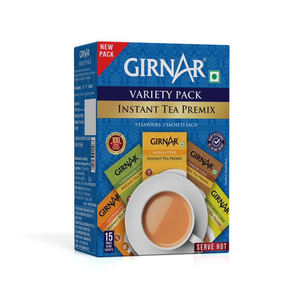 Girnar Instant Tea Premix Variety Pack