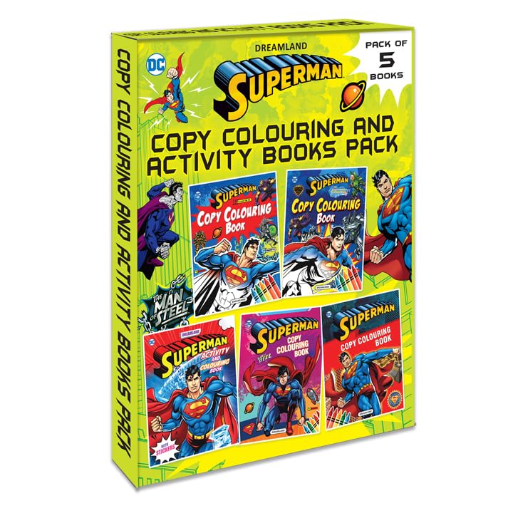 Superman Copy Colouring and Activity Books 