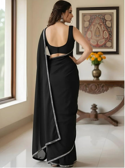 Vasthrlay Classic Ethnic Wear with elegant georgette styling