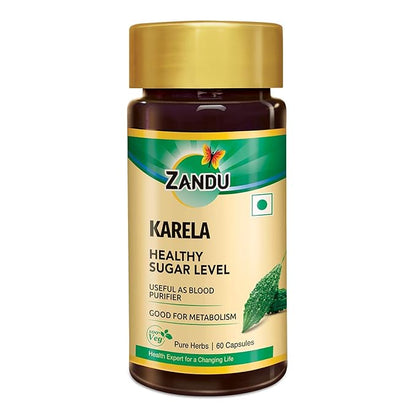 zandu karela pure herbs capsules