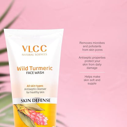 VLCC Wild Turmeric Face Wash 80ml - PUSHMYCART