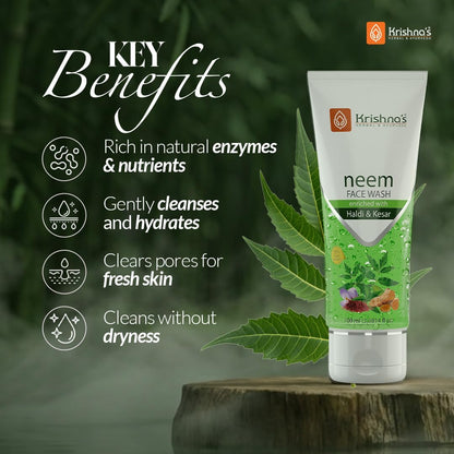 Krishna'S Herbal & Ayurveda Neem Face Wash 