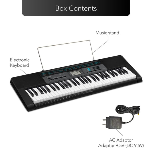 Casio CTK-2550 61 Key Portable Keyboard Black