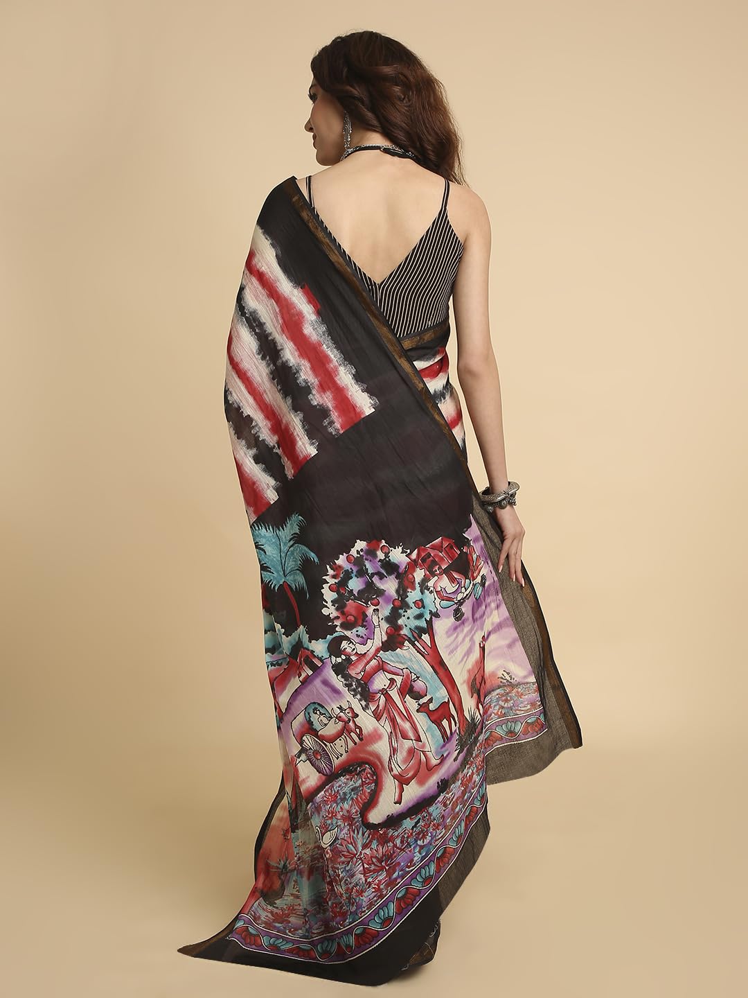Vasthrlay Classic Saree with elegant ethnic and printed styling