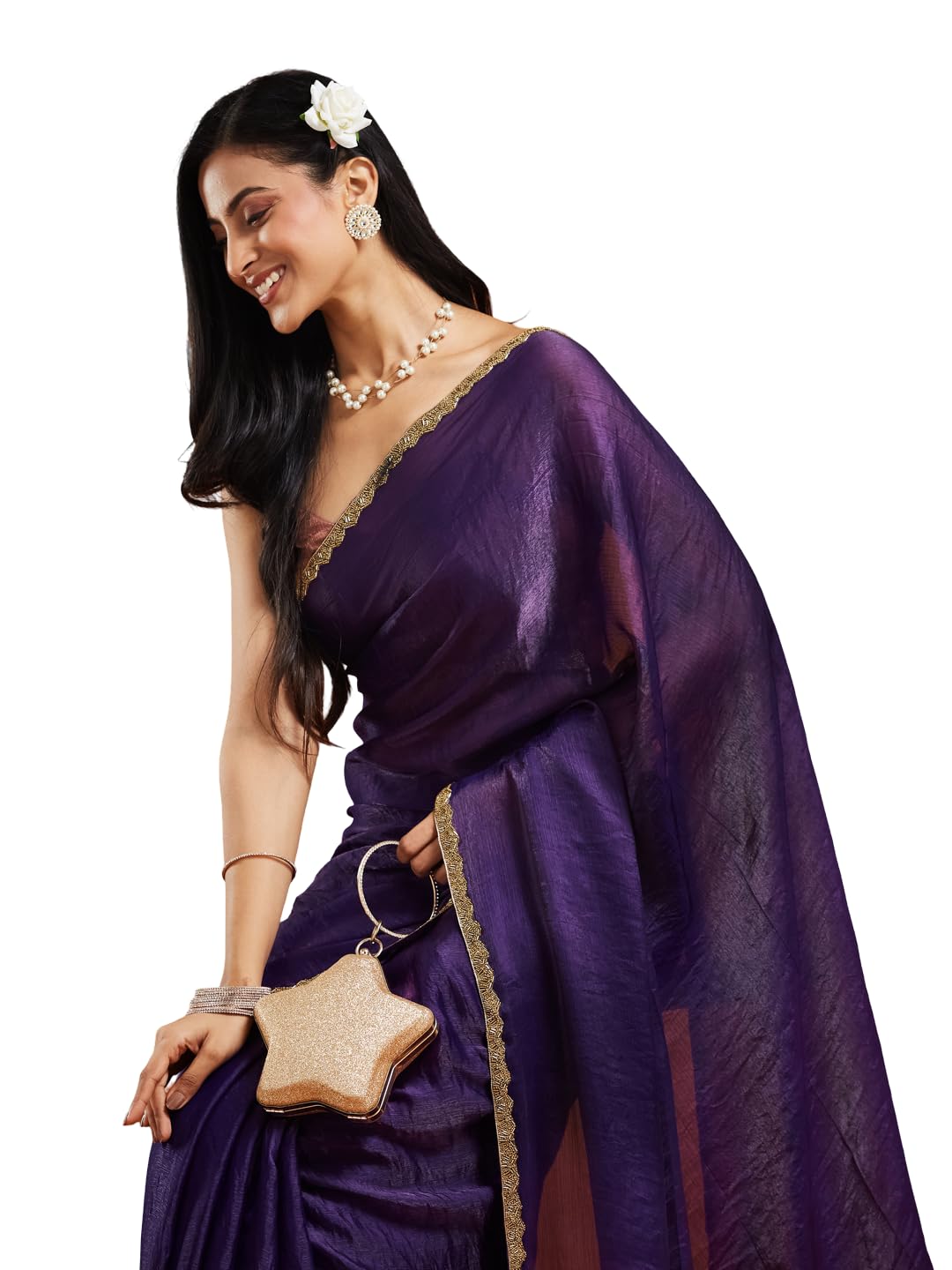 Vasthrlay Classic Chiffon Traditional Saree for festive ethnic occasions