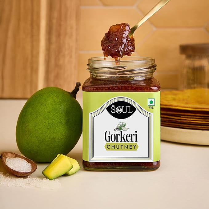 Soul Sweet Mango Relish Gor-Keri Chutney 325 Grams - PUSHMYCART