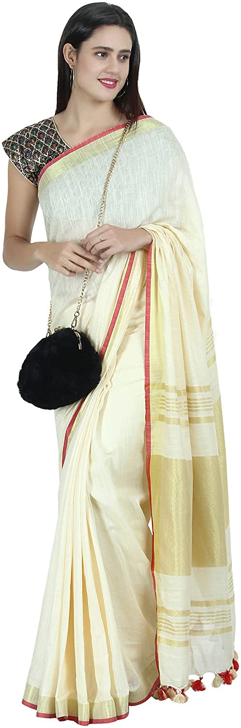 Vasthrlay Traditional Saree in Green with refined ethnic appeal