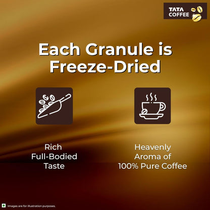 Tata Coffee Gold Original Freeze Dried Instant Coffee 50g Jar