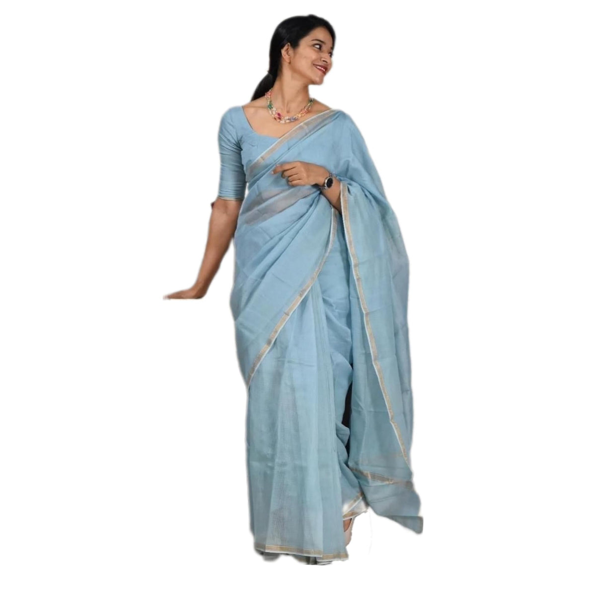 Vasthrlay Classic Handloom Zari Saree for festive ethnic occasions