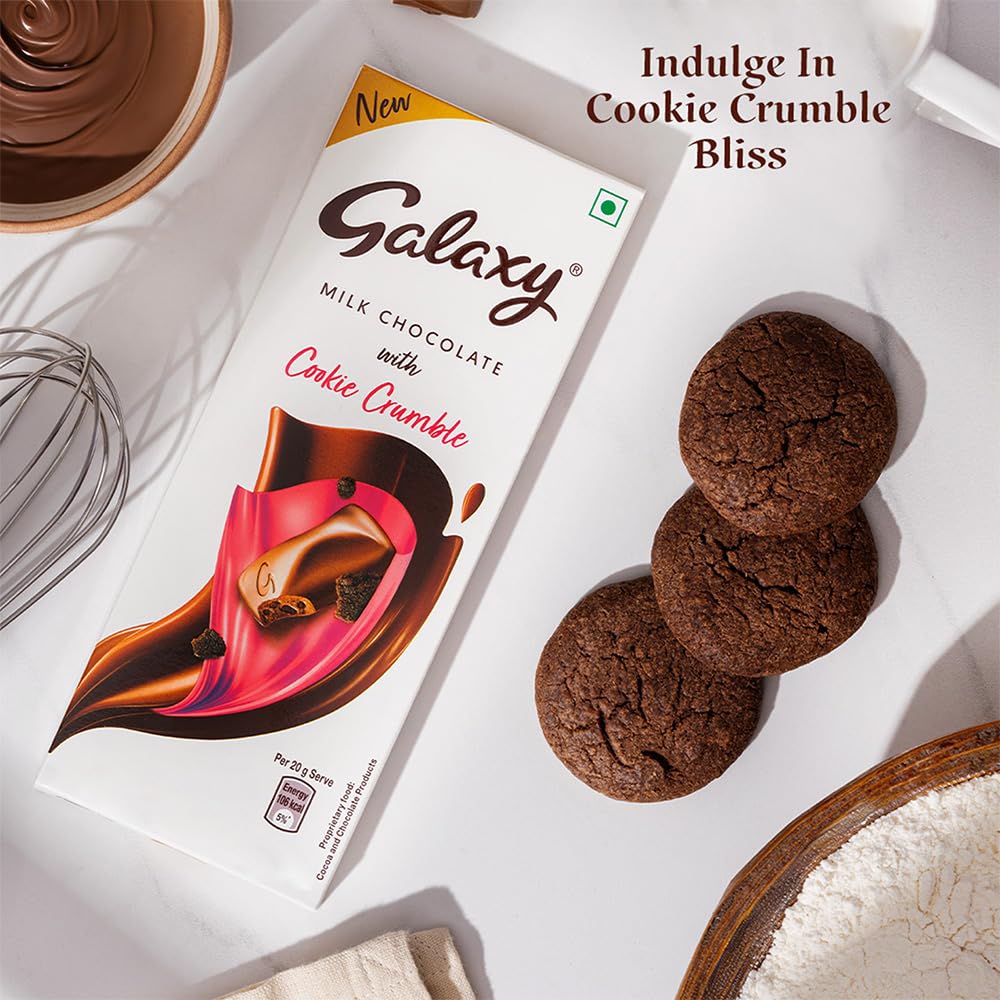 Galaxy Cookie Crumble Chocolate Bar