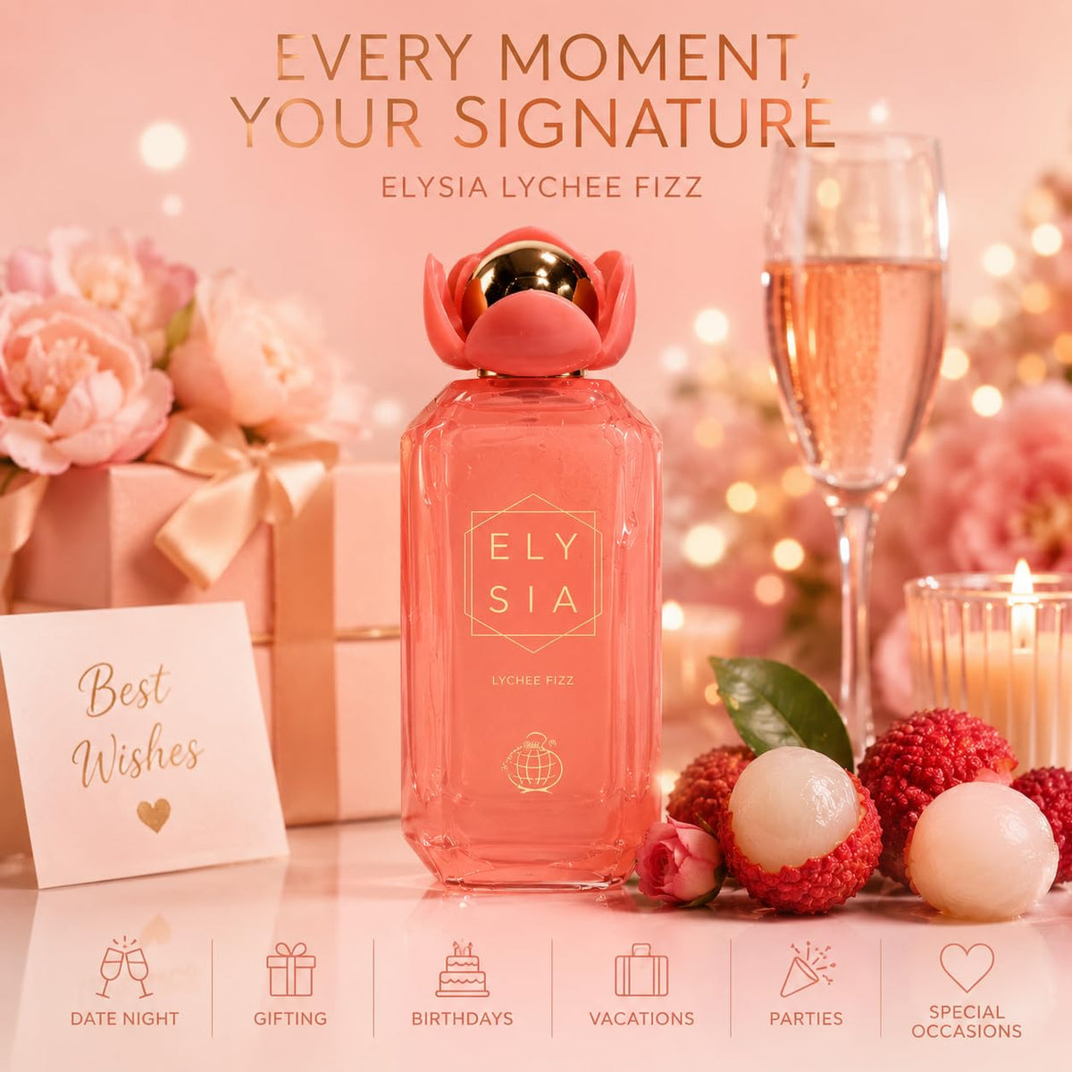 Fragrance World Elysia Lychee Fizz EDP 100ml