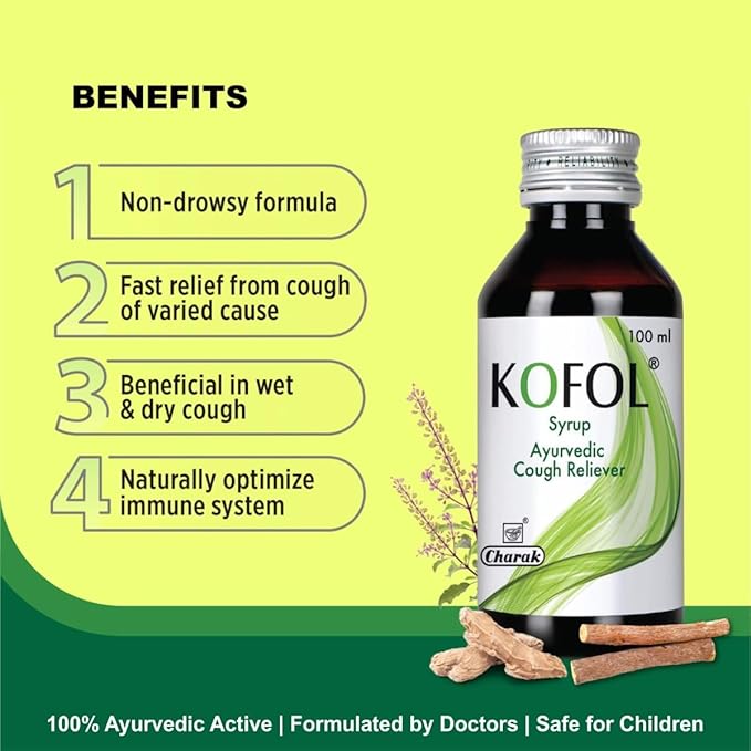 Charak Pharma Kofol SF Syrup - PUSHMYCART