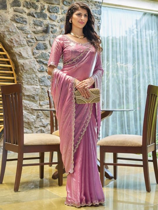 Vasthrlay Classic Traditional Saree with elegant chiffon styling