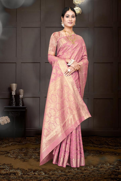Vasthrlay Ethnic Classic Saree with decorative Weaving design