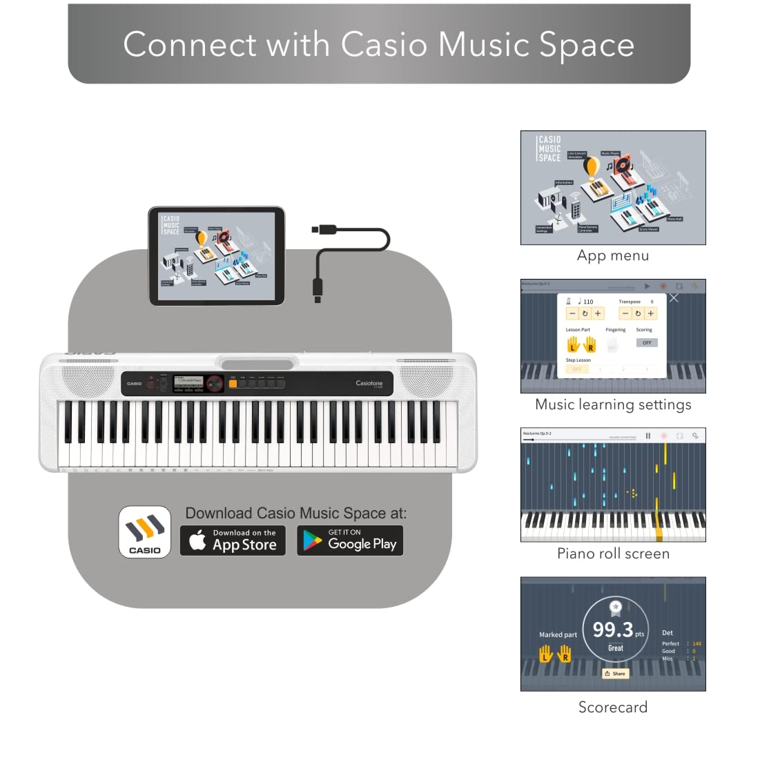 Casio CT-S200 Casiotone 61 Key Portable Keyboard