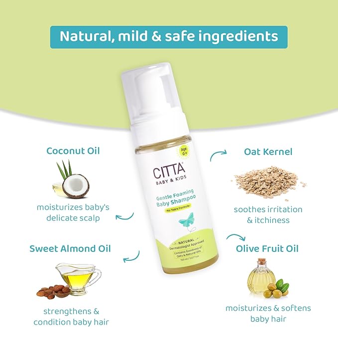 CITTA Gentle Foaming Baby Shampoo - PUSHMYCART