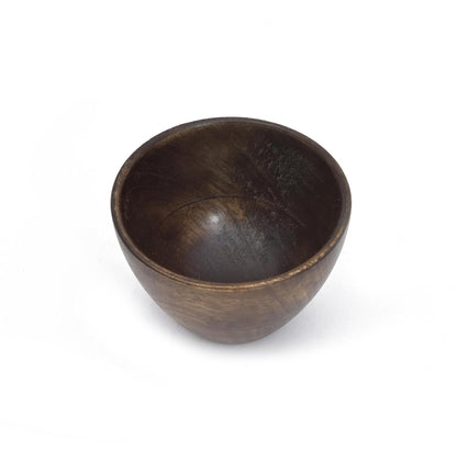 Sanjeev Kapoor Black Mango Wood Multipurpose Serving Bowl 3 Inch