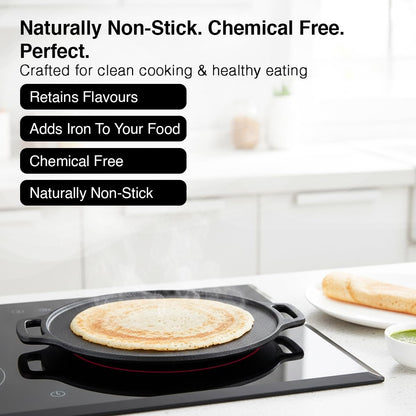 Prestige 30 cm Cast Iron Dosa Tawa