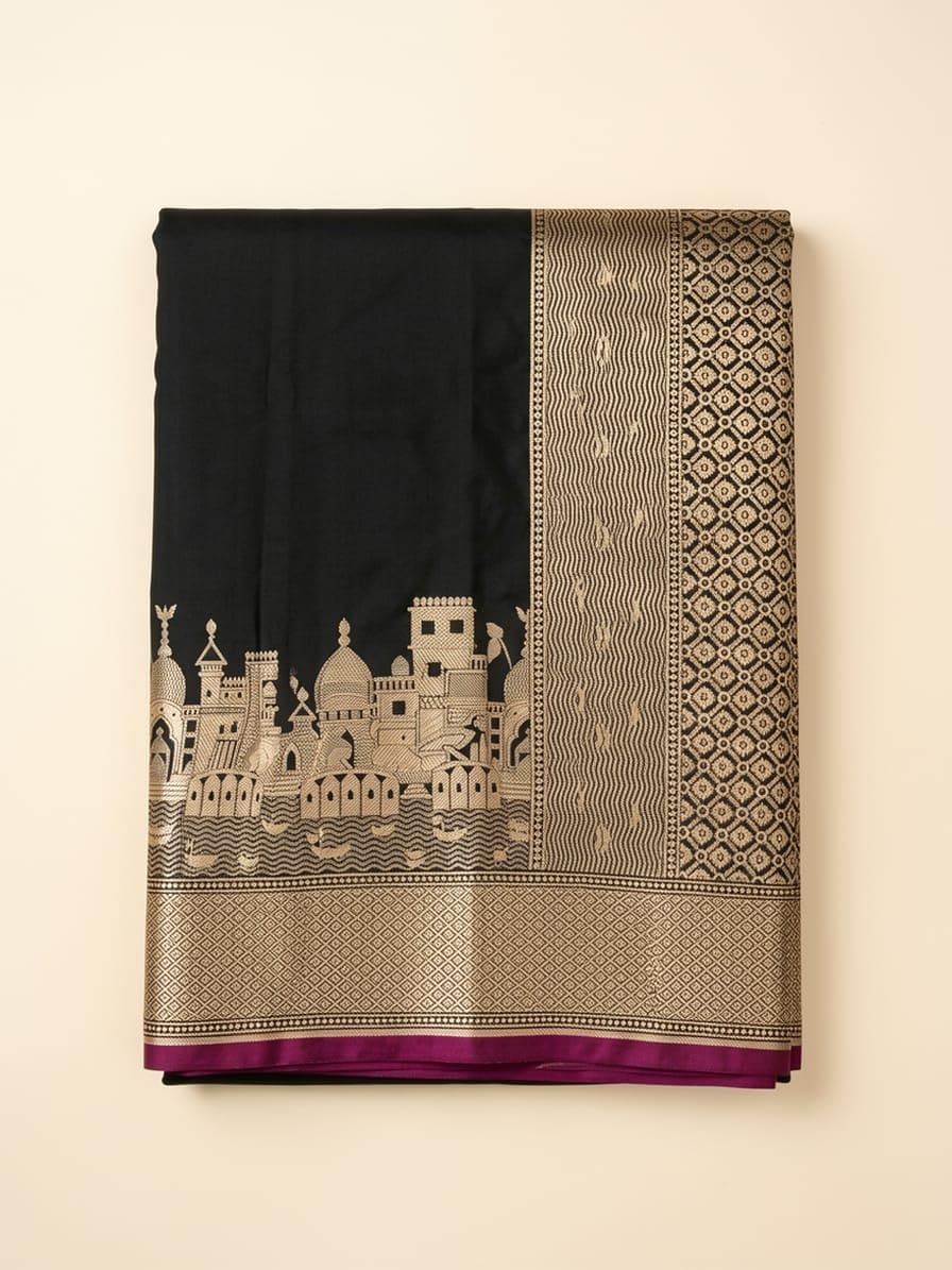 Vasthrlay Ethnic Classic Saree with decorative Traditional design