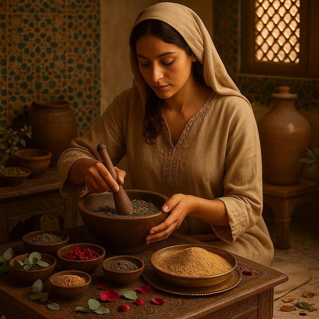 MS MAGIC SECRET Moroccan Tebrima Body Mask Powder