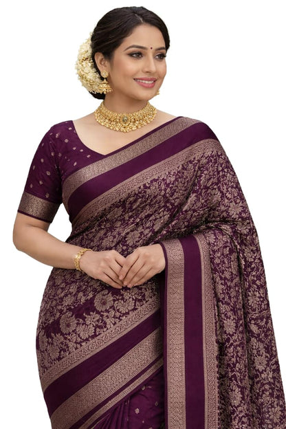 Vasthrlay Classic Ethnic Printed Saree for festive ethnic occasions