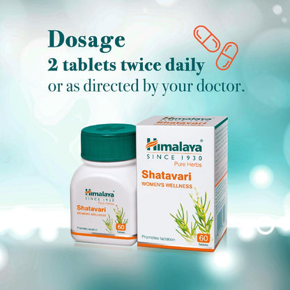 Himalaya Shatavari Tablets 60Tabs - PUSHMYCART