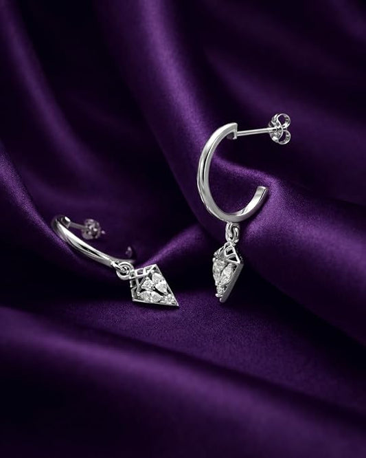 CLARA 925 Sterling Silver Hoop Bali Earrings  Gaia