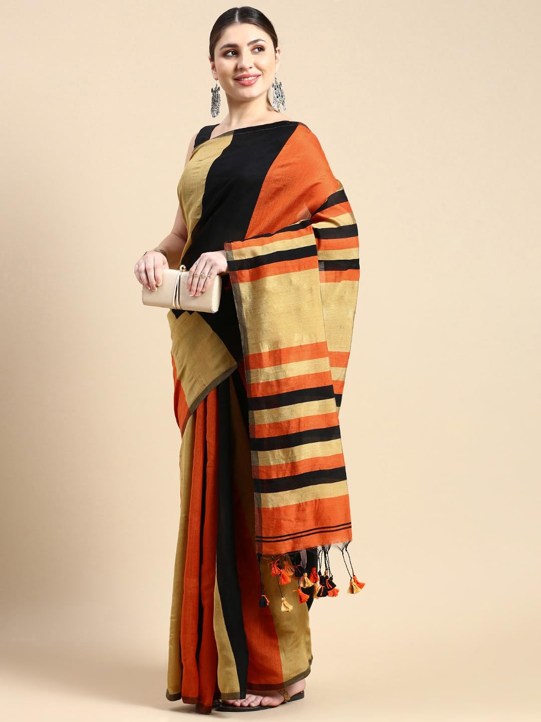 Vasthrlay Classic Traditional Saree with elegant Georgette styling