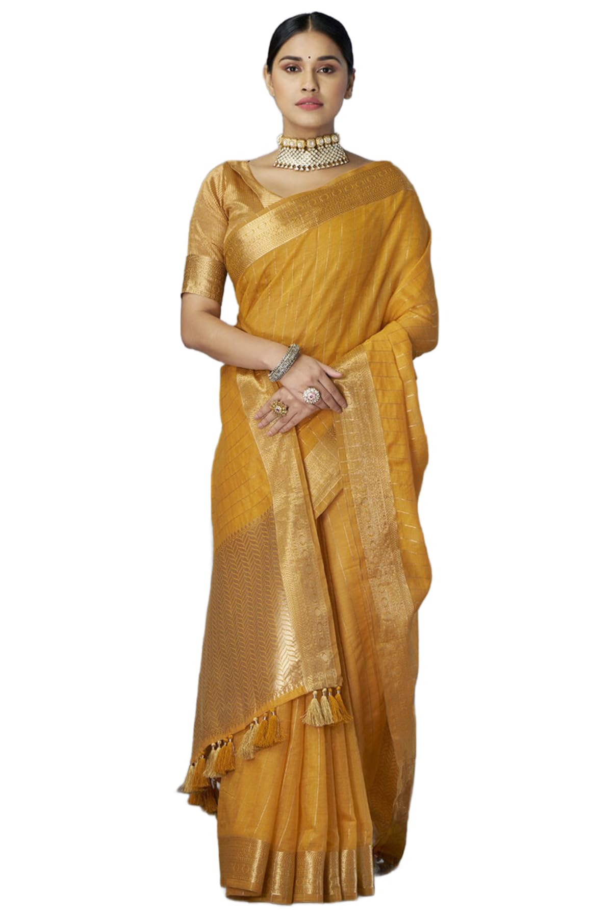 Vasthrlay Classic Cotton Wedding Saree for festive ethnic occasions
