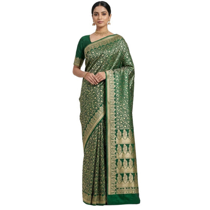 Vasthrlay Classic Banarasi Traditional Saree for festive ethnic occasions