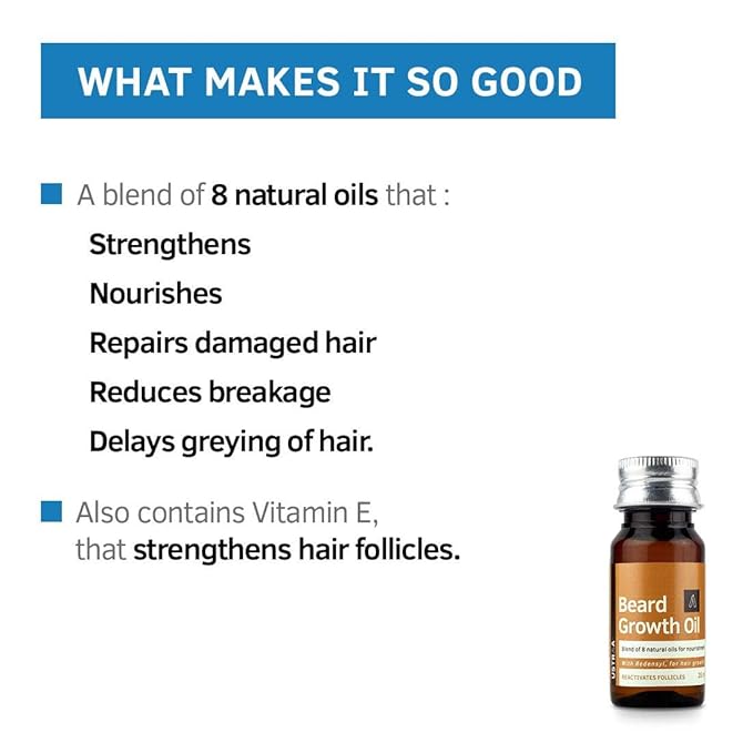 Ustraa Beard Growth Oil - PUSHMYCART