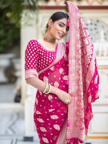 Vasthrlay Classic Traditional Saree for wedding and party wear styling