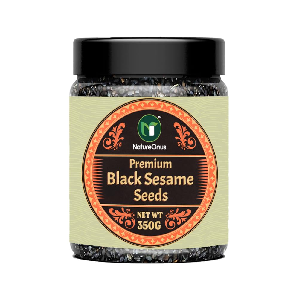 NatureOnus Raw Natural Black Sesame Seeds