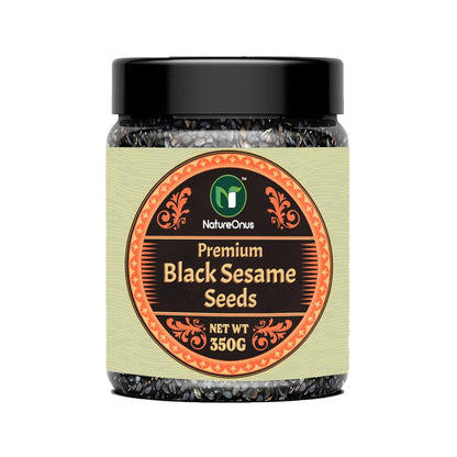 NatureOnus Raw Natural Black Sesame Seeds