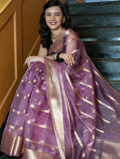 Vasthrlay Traditional Saree in Classic with refined banarasi ethnic appeal