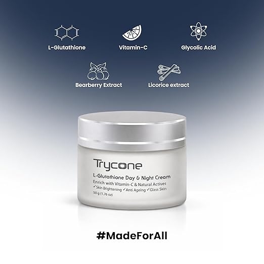 Trycone Day & Night Moisturizer with L-Glutathione & Vitamin c