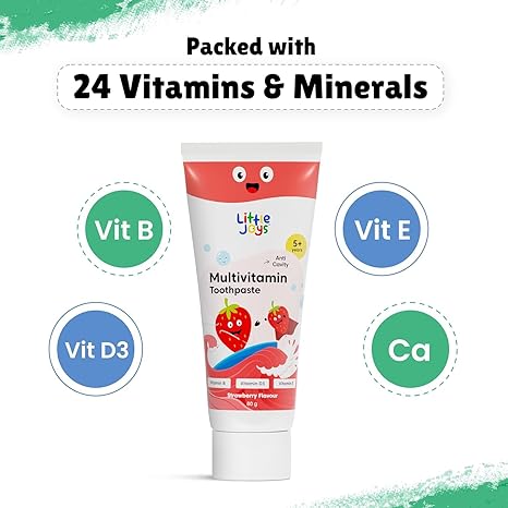 Little Joys Strawberry Flavour Toothpaste - PUSHMYCART