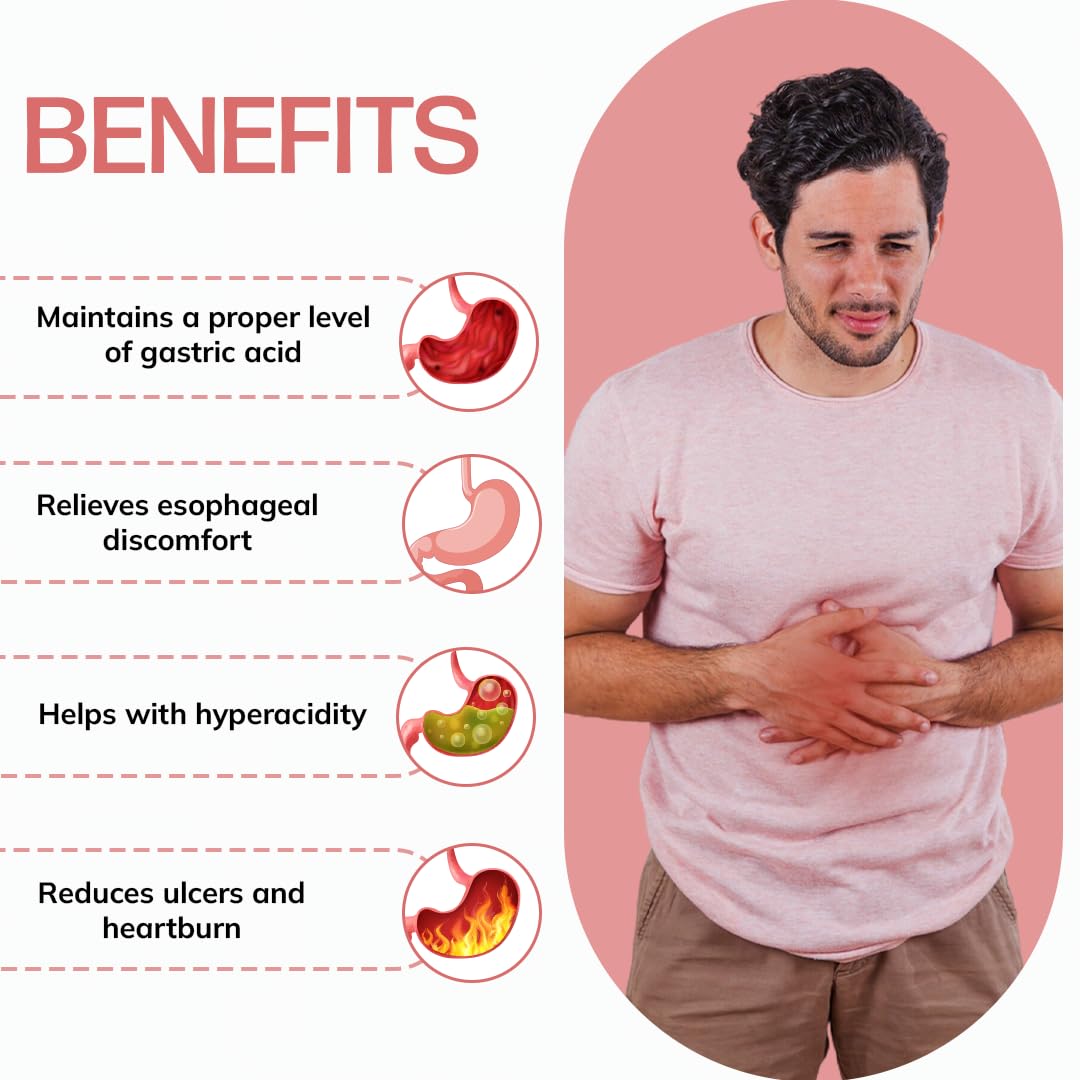 MPIL Amcid natural antacid tablets, a daily supplement for balanced digestion and gut wellness.