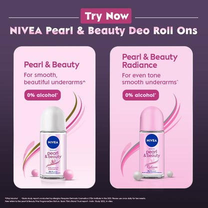 Nivea Women Deodorant Roll On Pearl & Beauty